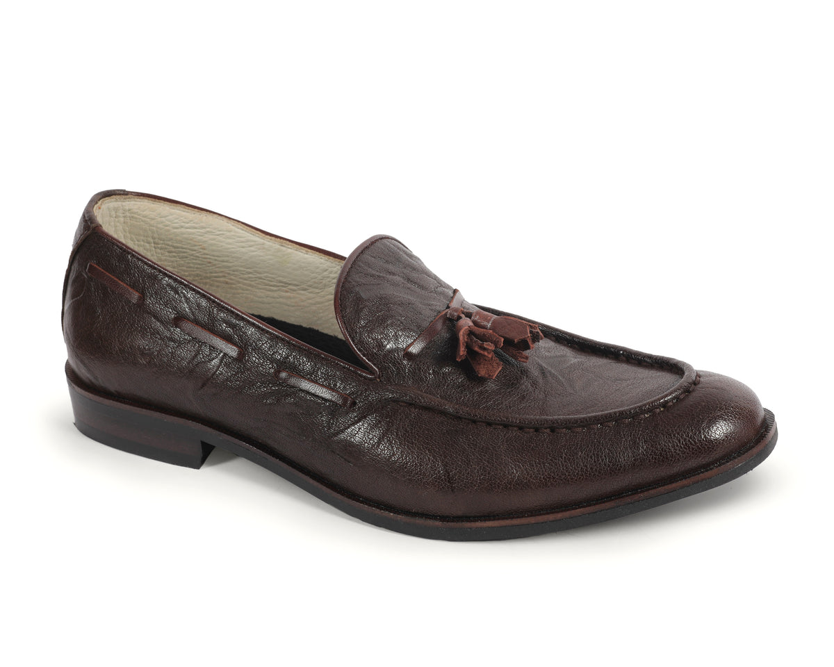 Brown Tassel Loafers