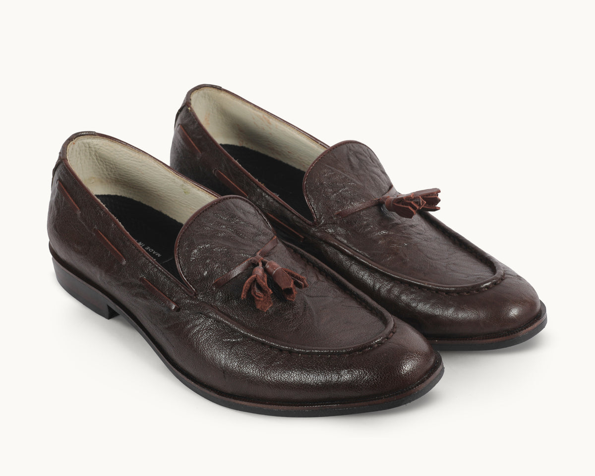 Brown Tassel Loafers