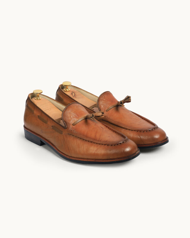 Cognac Brown Tassel Loafer